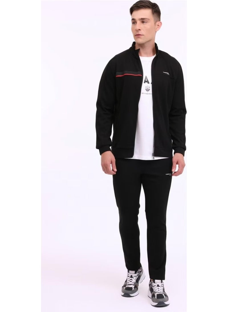 LUMBERJACK A10188807108010 4W ml Renato 18ITL1013 4pr Black Men's Sweatshirt - Image 3